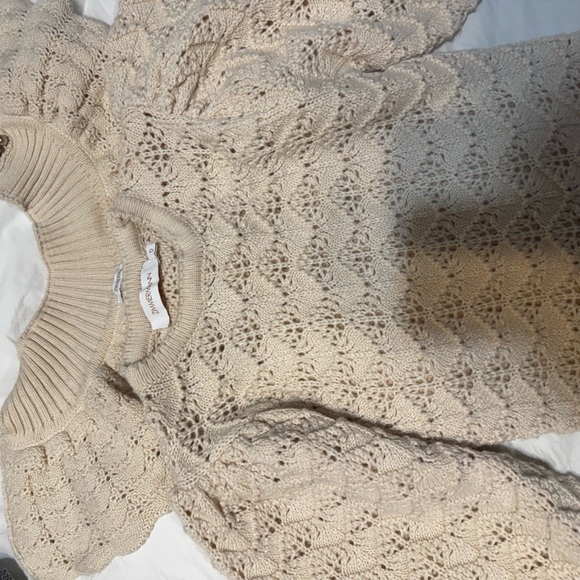 Zimmermann Cream Lace Turtleneck Sweater - Picture 4 of 5
